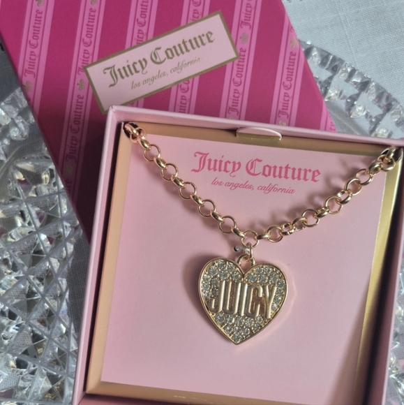 Juicy Couture Gold Heart Necklace - Picture 2 of 12